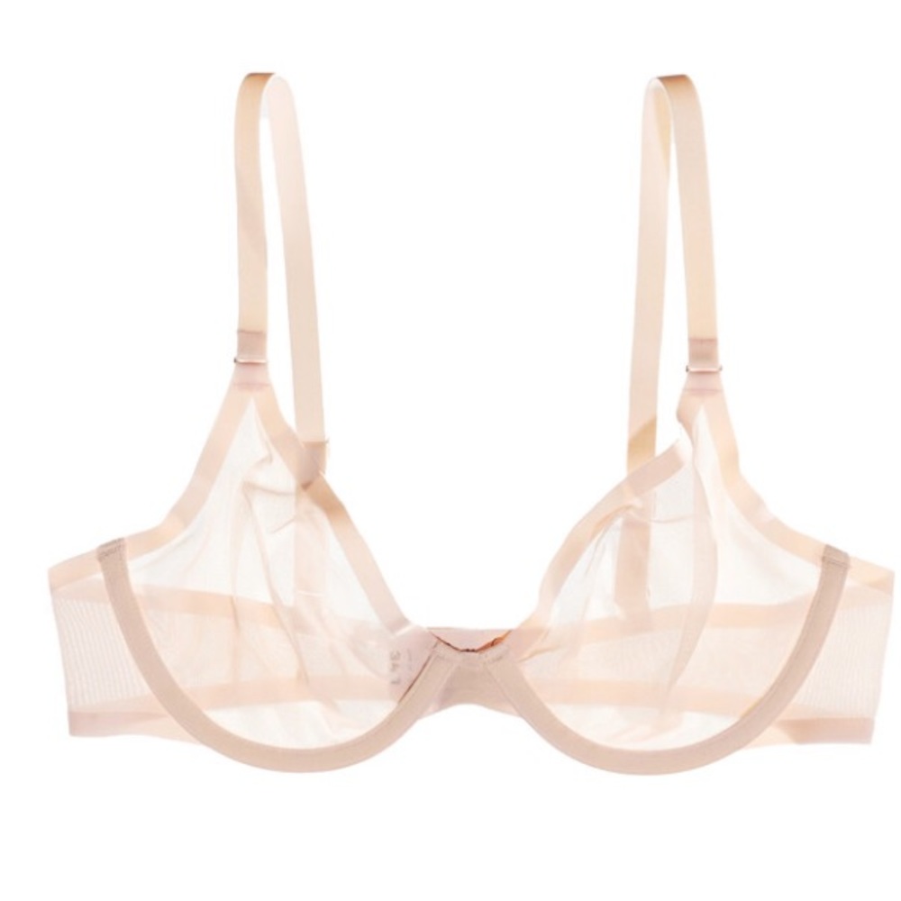 New CUUP The Plunge Mesh Bra 34G underwire